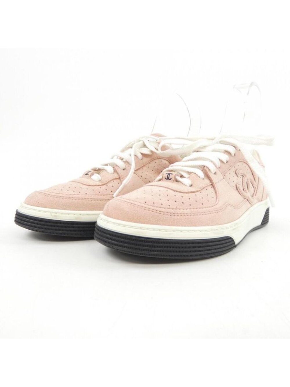 Chanel Pink Sneakers - Picture 3 of 6